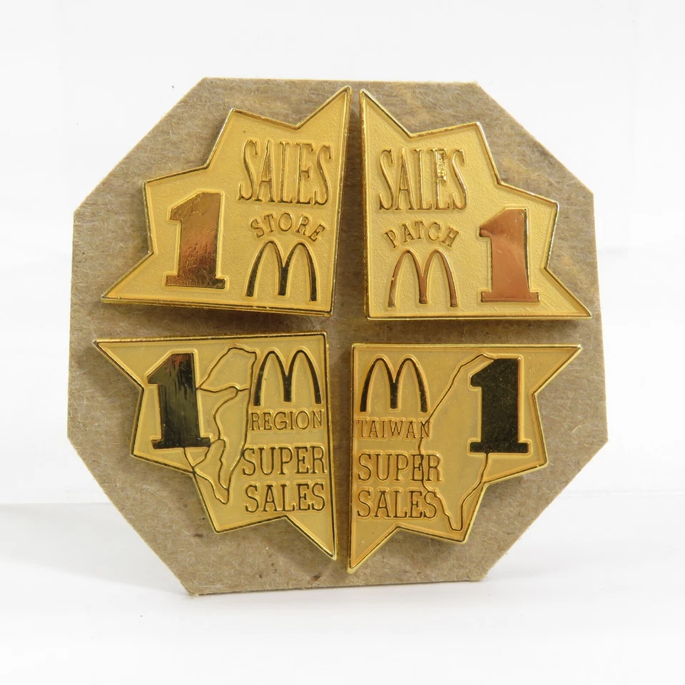 McDonald's #1 Sales Store, Patch, Region Super Sales, Taiwan Super Sales Pins - Image 2 of 3