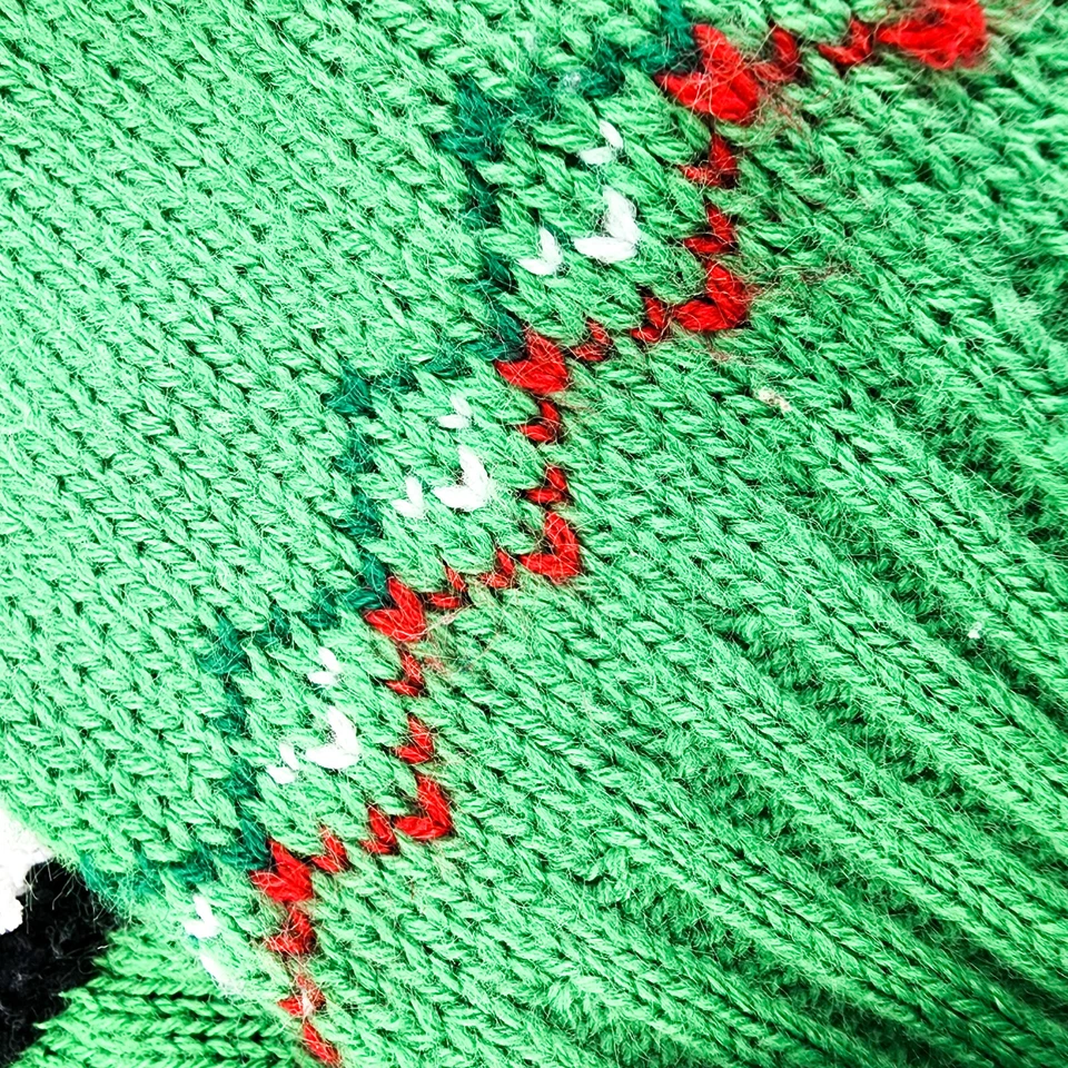 Suéter de Navidad Little Lass Niñas Pequeñas Pingüino Reno Verde Talla 24 Meses Foto 4 de 4