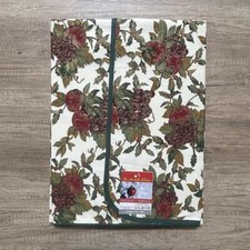 Antiche Telerie Tovaglia da Tavola Natalizia in Cotone 140x180cm. Lurex S30