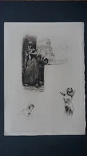 Alméry LOBEL-RICHE (1877-1950) - Erotic - Original Dry Tip