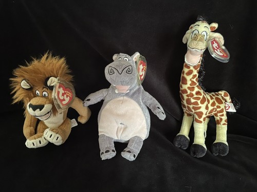 TY Beanie Babies - MADAGASCAR 2008, Marty, Alex, Gloria - Picture 2 of 16