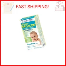 Mylicon Gas Relief Drops for Infants and Babies, Dye Free Formula, 0.5 Fluid Oun