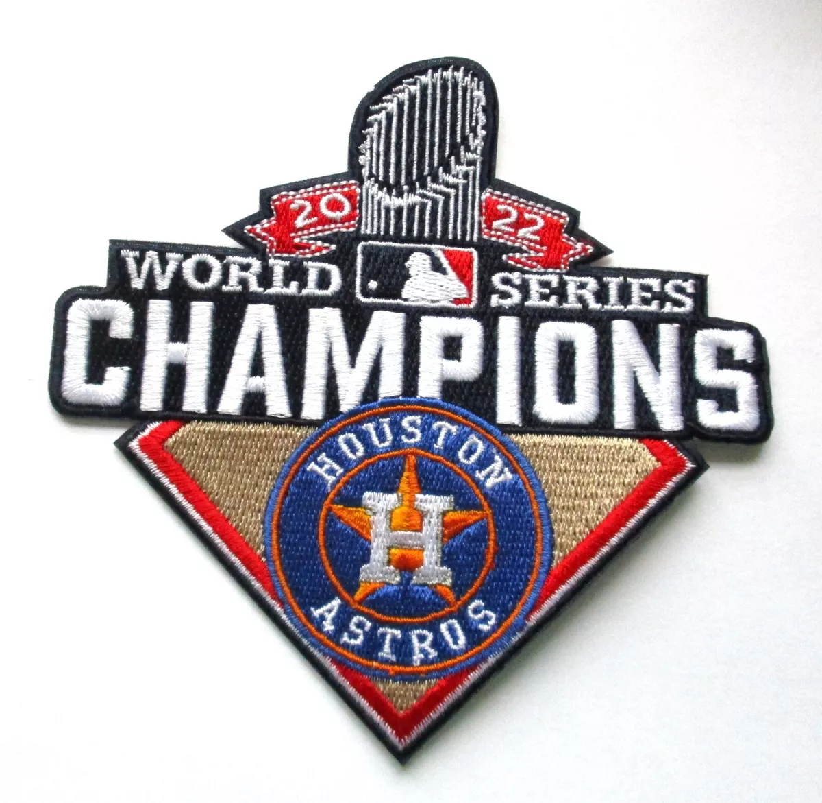 (1) LOT OF HOUSTON ASTROS WORLD SERIES CHAMPIONS 2022 PATCH PATCHES ITEM #  44