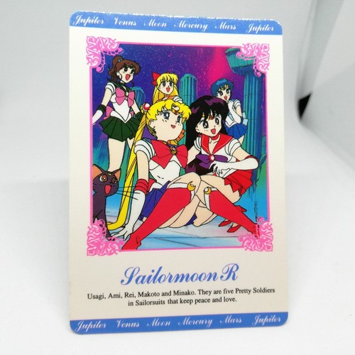 127 5 Sailor Warriors Sailor Moon Card Super R S Anime BANDAI NAKAYSHI - Picture 12 of 12