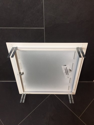 Revisionstür NEU ca 450 x450 mm Revisionsklappe Stahltür Stahl Metall Trockenbau - Bild 3 von 6