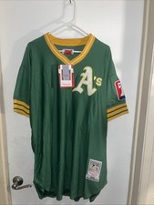1976 Oakland A's Rollie Fingers Mitchell Ness Cooperstown Jersey Men's Size 54
