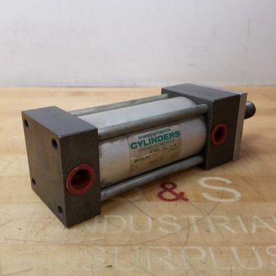 Advance Automation 2 MS-4 1'' 3 Pneumatic Cylinder, 3'' Stroke - USED