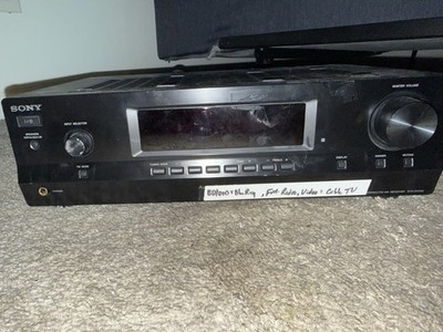 Sony Stereo Receiver Black 2-Channel AM/FM Analog 4 Inputs