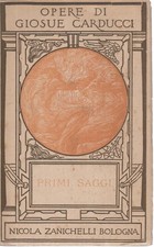 Primi saggi - Giosuè Carducci (Nicola Zanichelli Editore) [1914]