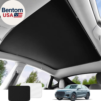 #ad Car Sunroof Compatible with Q5 2017 2009 5 Door SUV Foldable Glass Roof Sunshad $87.70