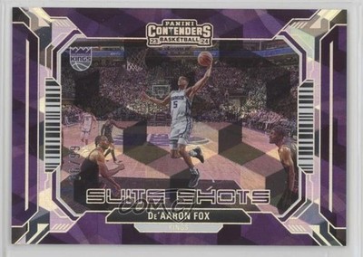 2023-24 Panini Contenders Suite Shots Playoff Ticket 66/99 De'Aaron Fox #17 ib6