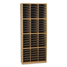 Safco Products Value Sorter Literature Organizer, 72 Compartment 7131MO,Medium