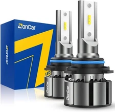 ZonCar Z1 9005/HB3 Fog Lamps or DRL 60000LM for ATVs & Powersports 2 Pack