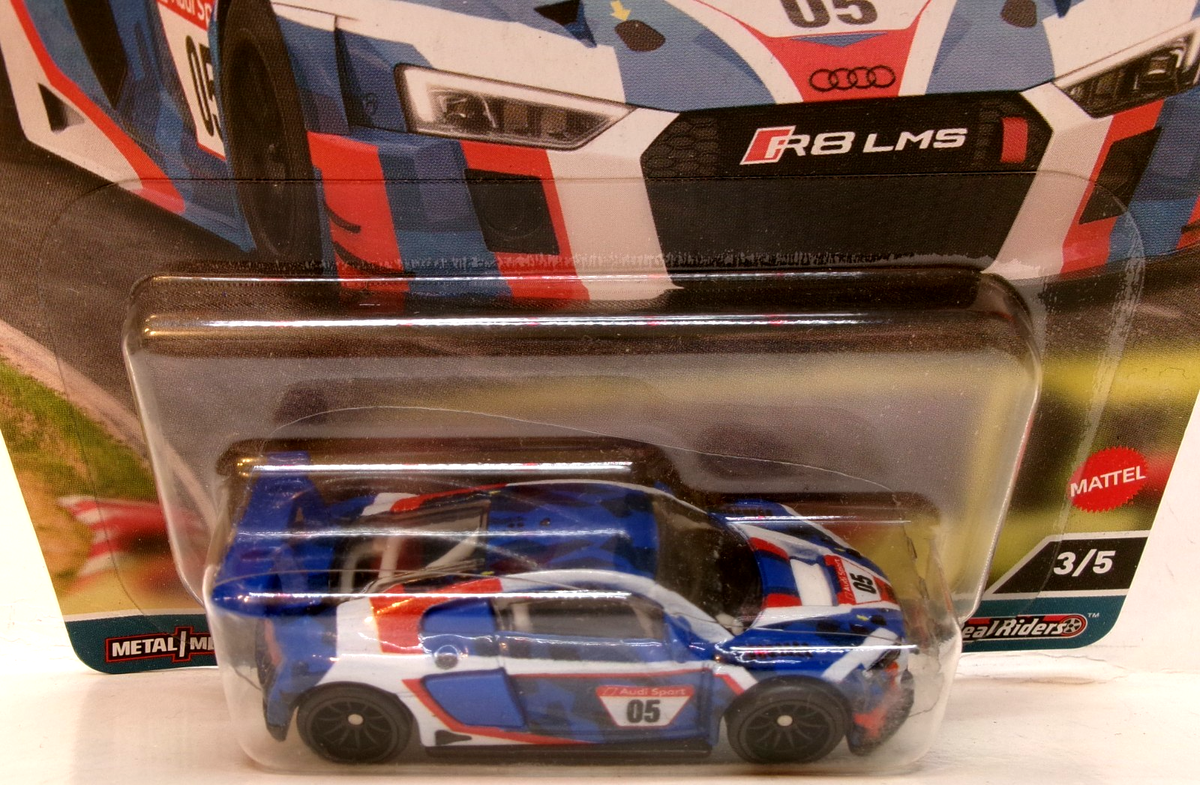 2023 HOT WHEELS PREMIUM CAR CULTURE RACE DAY 3/5 WHITE AUDI R8 LMS
