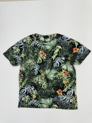 SMOG Boys Multicolor Tropical Print T-Shirt Size XL Regular Fit Used