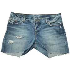 VTG Lucky Brand Cut Off Denim Shorts Daisy Duke Womens Tag 14/32 Made in USA