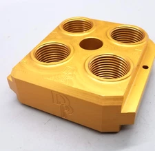 Dillon Precision RL550 Tool Head OEM - Anodized Gold Colored