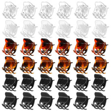 36pc Small Claw Clips, Value Pack Of Durable Hair Clips - 1" Inch Hair Clips