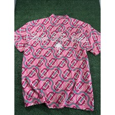 PUMA X PALM TREE CREW Button Up Golf Pink Shirt Men  s Medium