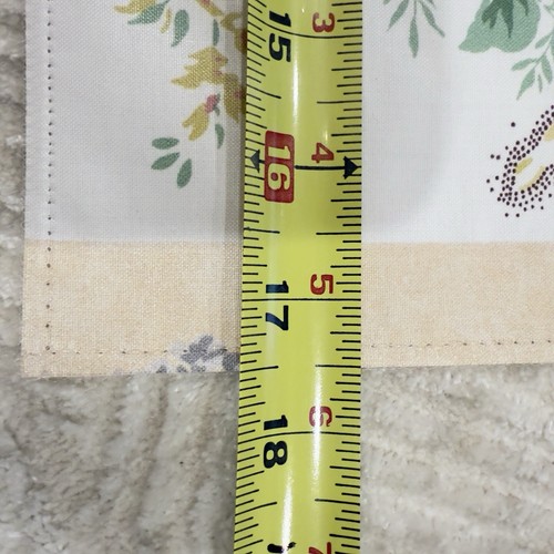 Sample Square Set of 4 JEAN MONRO Cobham Blush Ivory printed. 100% Cotton. - Picture 4 of 5