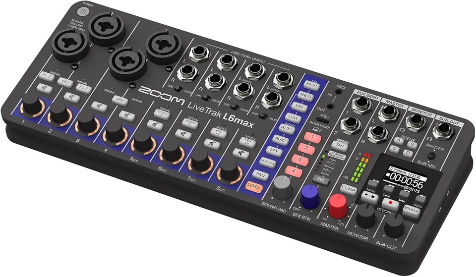 ZOOM L6max LiveTrak ultra-compact digital mixer Brand New - Image 1 of 1