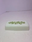 Vintage Pyrex White Avacado Spring Blossom Crazy Daisy Butter Dish Lid only
