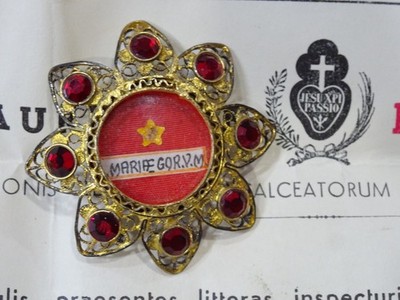   Medallion Necklaces #117 St. Maria Goretti + Document
