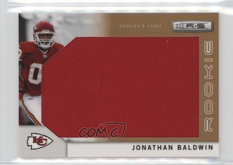 2011 Panini Rookies & Stars Rookie SP Jumbos Gold 16/25 Jonathan Baldwin RC 1u5y