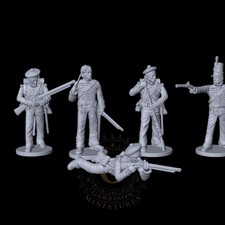 British 95th Rifles, Sharpe X5: Napoleonic 28mm Wargame and Diorama Miniatures