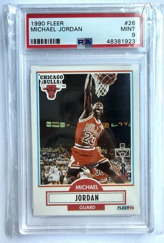 1990 Fleer Michael Jordan #26 PSA9