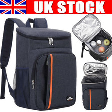 Large Waterproof Insulated Cooling Backpack Picnic Camping Rucksack Cooler Bag