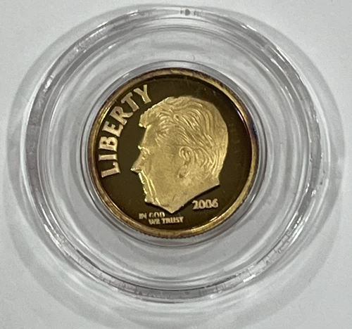 Ronald Reagan 2006 1/10th Oz  .999 Silver Coin in Capsule