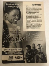 Sparks Tv Series Print Ad Advert UPN Terrence Howard James Avery Tpa3
