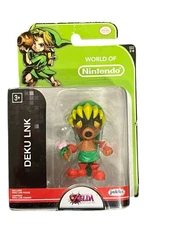 World of Nintendo 1–6 Legend of Zelda Majora's Mask 3D Deku Link 2.5" Figure