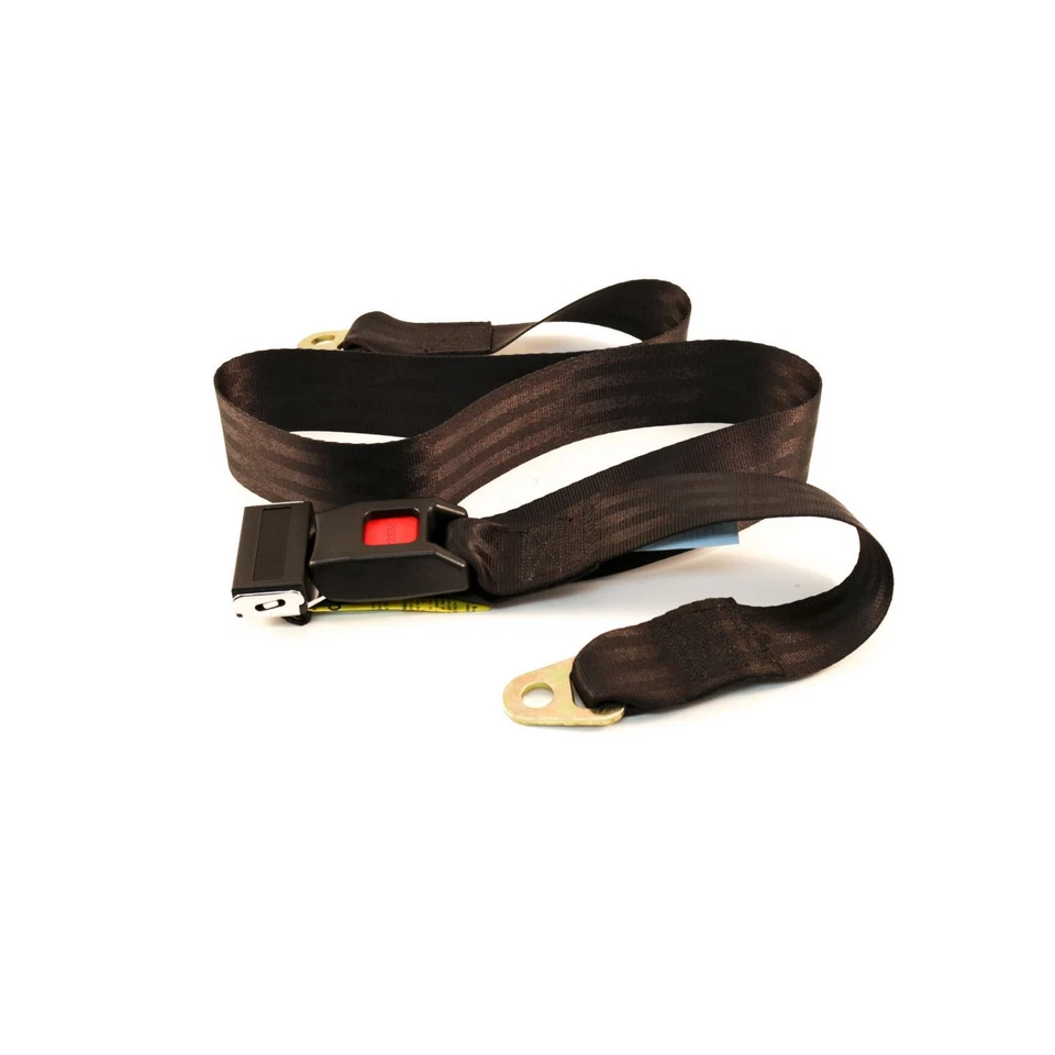 Omix-ADA Black 60" Front or Rear Lap Seat Belt for Jeep CJ3 CJ5 CJ6 Scrambler - Image 2 of 4