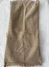 ROYAL HERITAGE HOME beige cotton honeycomb KING pillow sham