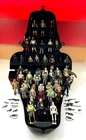 ORIGINAL 1980 Kenner Star Wars DARTH VADER Case & 48 Vintage Figures 1977-83