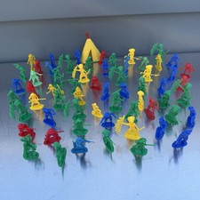 Cowboys Indians Lot Plastic Toy Teepee Unbranded 2