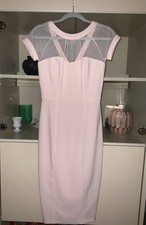 MAGGY LONDON ILLUSIONS LACE YOKE CREPE BLACK SHEATH DRESS sz 2