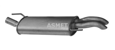Asmet muffler exhaust for Golf 3 1.6 2.0 GTI 1.9TDI convertible longlife