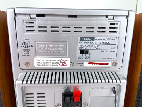Teac EX-M1 CD Cassette Receiver System Stereo w/ Remote + Manual (REPAIR READ) - Picture 12 of 18