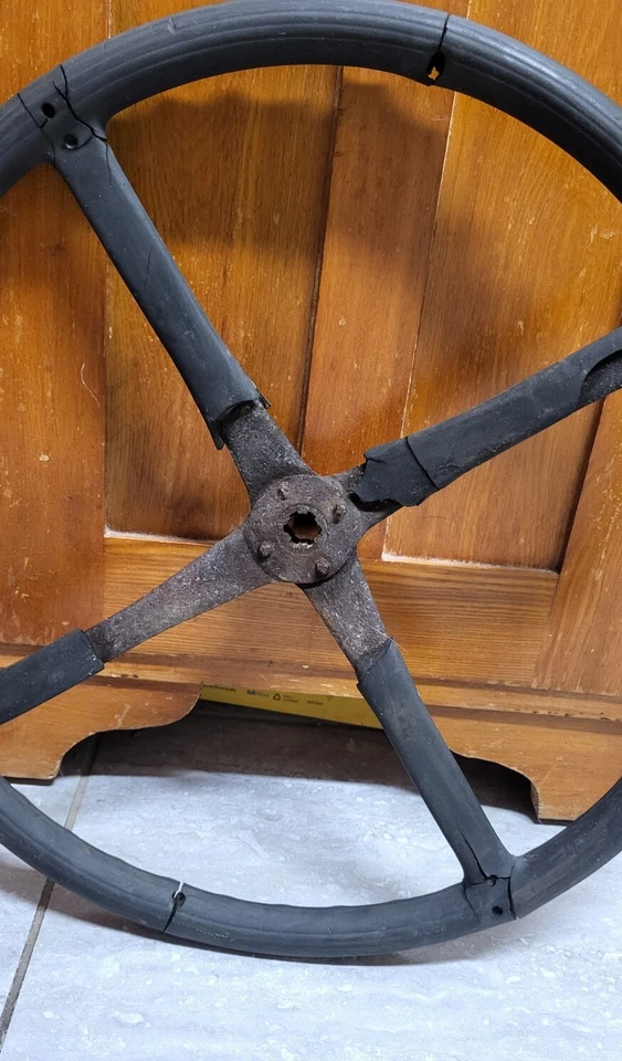 Original 1928-31 Ford Model A Steering Wheel All Original - Image 3 of 4