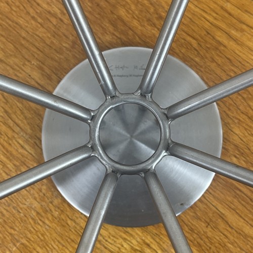 Vintage IKEA STOCKHOLM 8 Arm Candelabra Silver Metal Candle Holder 1990s - Picture 8 of 10
