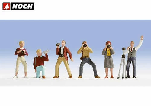 Fotografi 6 personaggi HO NH15571 - noch modellismo - Immagine 2 di 2