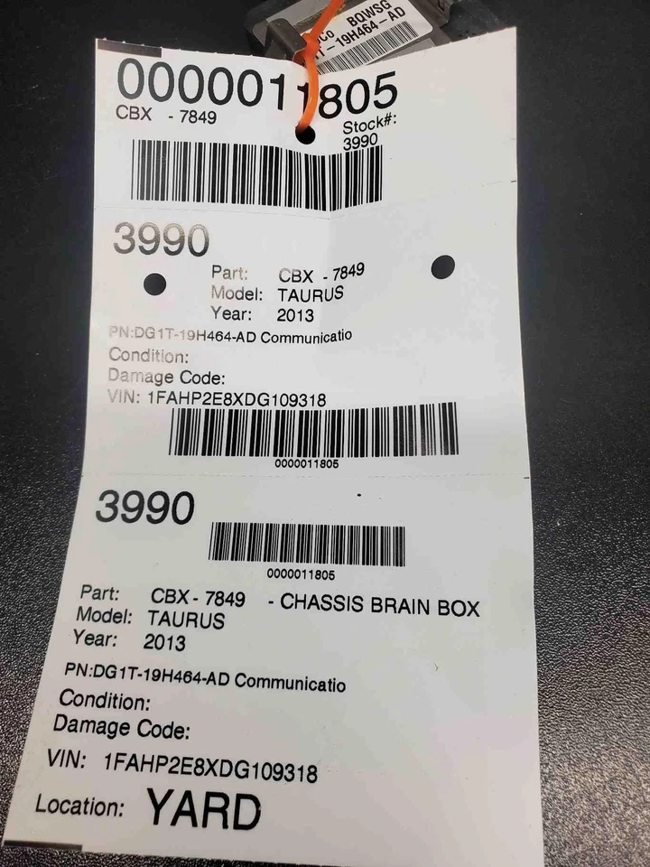 ✅ Módulo de control GPS FORD TAURUS 2014 PN:19H464 OEM Foto 3 de 3