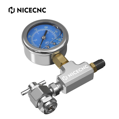 #ad #ad 300PSI Nitrogen Filling Tool Valve Shock Absorber 2quot; Pressure Gauge For Yamaha $53.09