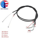 Lengthened Extended Throttle Line Clutch Cable Wire For Harley Sportster Dyna