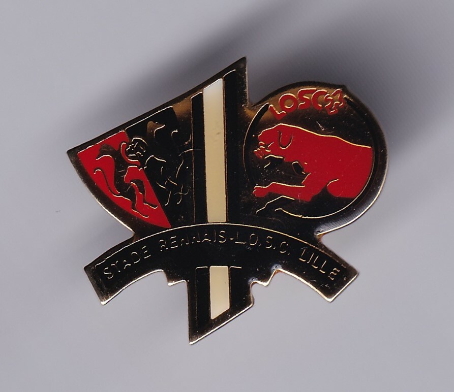 RARE PINS PIN S FOOTBALL SOCCER MATCH BRETAGNE SR RENNES LOSC rare-pins-pin-s-football-soccer-match-bretagne-sr-rennes-losc