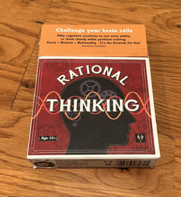 Rational Thinking Challenge Your Brain Cells Game Cognitive Creations Ages 10+