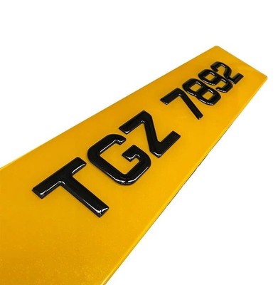 Targhetta Cin Targhetta Targa Auto UK Premium In Acrilico 3D Gel Personalizzabile Legale Per Strada Adesiva O 551997 - Foto 11